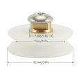 thumbnail image 3 of 8Pcs Shower Pulley V-Groove Wheel, Nylon Wheel for Bathroom Glass Sliding Door, Copper Roller Hangi, 3 of 5