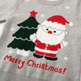 thumbnail image 7 of BULLPIANO Toddler Boy Girl Ugly Christmas Sweaters Crewneck Long Sleeve Pullover Winter Warm Xmas Pullover Jumper, 7 of 7