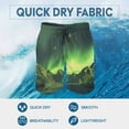 thumbnail image 5 of JRXY Men's Aurora Beach Board Shorts with Pockets Summer Boardshorts Active Leisure Wear 3Xl, 5 of 7