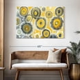 thumbnail image 3 of Elephant Stock Abstract Circles Crop Wall Art - Horizontal Canvas Wall Art - Living Room Wall Decor - Abstract Canvas - Gray And Gold Decor By Danhui Nai - 48" x 32", 3 of 8