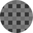 thumbnail image 1 of Ahgly Company Machine Washable Indoor Round Transitional Gunmetal Gray Area Rugs, 7' Round, 1 of 7