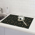 thumbnail image 6 of Yiaed Pine Cone Woodland Pattern Print Highly Absorbent Microfiber Kitchen Counter Mat, Dish Drying Pad for Dishes, Utensils, Pots and Pans, Large 18" x 24", 6 of 7