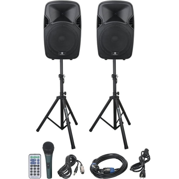 PARTY 12 Portable 12Inch Woofer 2Way Powered PA Speaker System Combo
