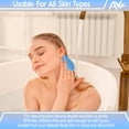 thumbnail image 4 of Avilana Silicone Face Scrubber- Dual Sided Manual Facial Cleansing Brush -Face Scrubber and Exfoliator- Deep Cleansing for All Skin Type (Face-Blue), 4 of 6
