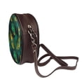 thumbnail image 3 of Lsque Peacock Feathers2 Pattern Shoulder Bag – Microfiber Leather Crossbody with Detachable Strap & Handle Ring, Waterproof & Durable, Elegant Everyday Carry, 3 of 5