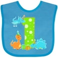 thumbnail image 3 of Inktastic Dinosaur First Birthday Party Boys or Girls Baby Bib, 3 of 4