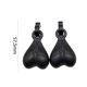 thumbnail image 4 of 1 Par Tuercas Colgantes para en Forma Accesorios Hebilla para Zapatos (negro), 4 of 9