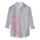 thumbnail image 1 of Camisa de manga larga para hombre, blusa con cuello vuelto, botones informales, camisa de cobertura con estampado de cinta de color para el día de la lactancia Odeerbi ODB-2, 1 of 4