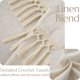 thumbnail image 5 of Cortinas Jinchan, mezcla de lino bohemio, 240 x 245 cm, con borlas, color beige, 5 of 9