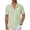 Green, variant on GrmtClth Men Shirts 2026 Color-Blocked Sheer Mesh Tops Classic Button Down T-Shirts Trendy Collared Outfit Short Sleeve Black XL