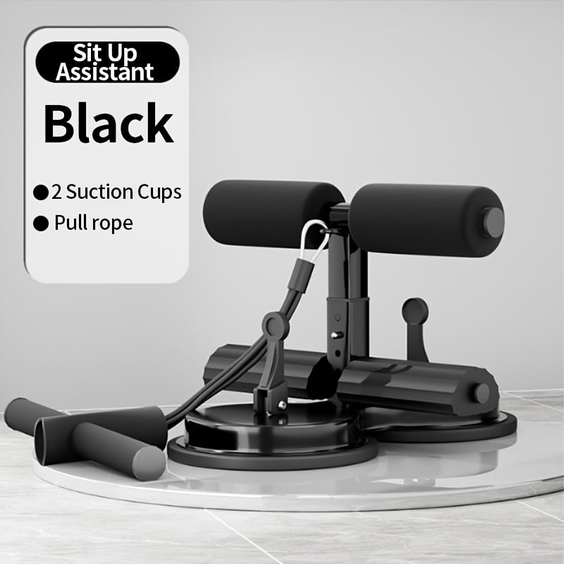 Professional Tibial Trainer Sit Up Bar Floor Version Portable Fitness Equipment Strong Suction Cups Adjustable Foot Fixer Massage Roller Home Exercise