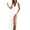 White, variant on HomeGardon Summer Dresses for Women Summer Dresses,Fashion Women Summer Casual V-Neck Sleeveless Solid Dress,S-XL