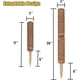 thumbnail image 4 of Polos de musgo de 17 pulgadas, 2 piezas de polos de coco, extensión de soporte de planta de palitos de musgo de coco con 2 etiquetas de planta para escalar plantas de interior, planta de Monstera Feliz Sencillez, 4 of 5