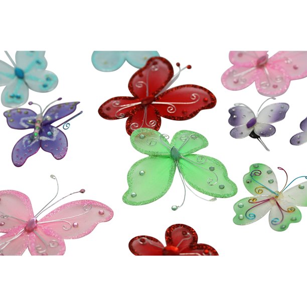 Decorative Butterfly Assorted Four Pack