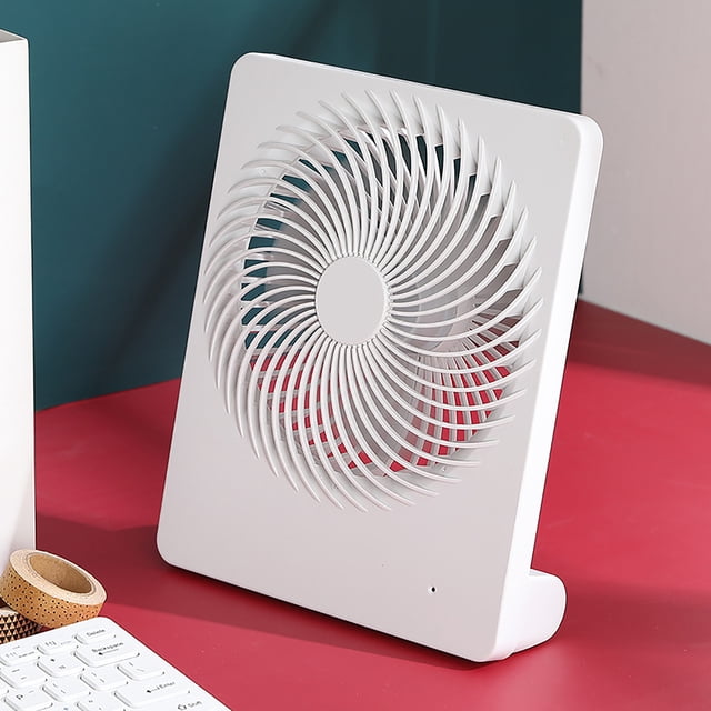 Xihbxyly Ventilador de Escritorio Usb, Portátil, de Circulación, Silencioso y de Bajo Consumo, Ideal para Oficina, Hogar y Dormitorio, Ideal para Personas Mayores, Tamaño Compacto, 5 W de Potencia (1