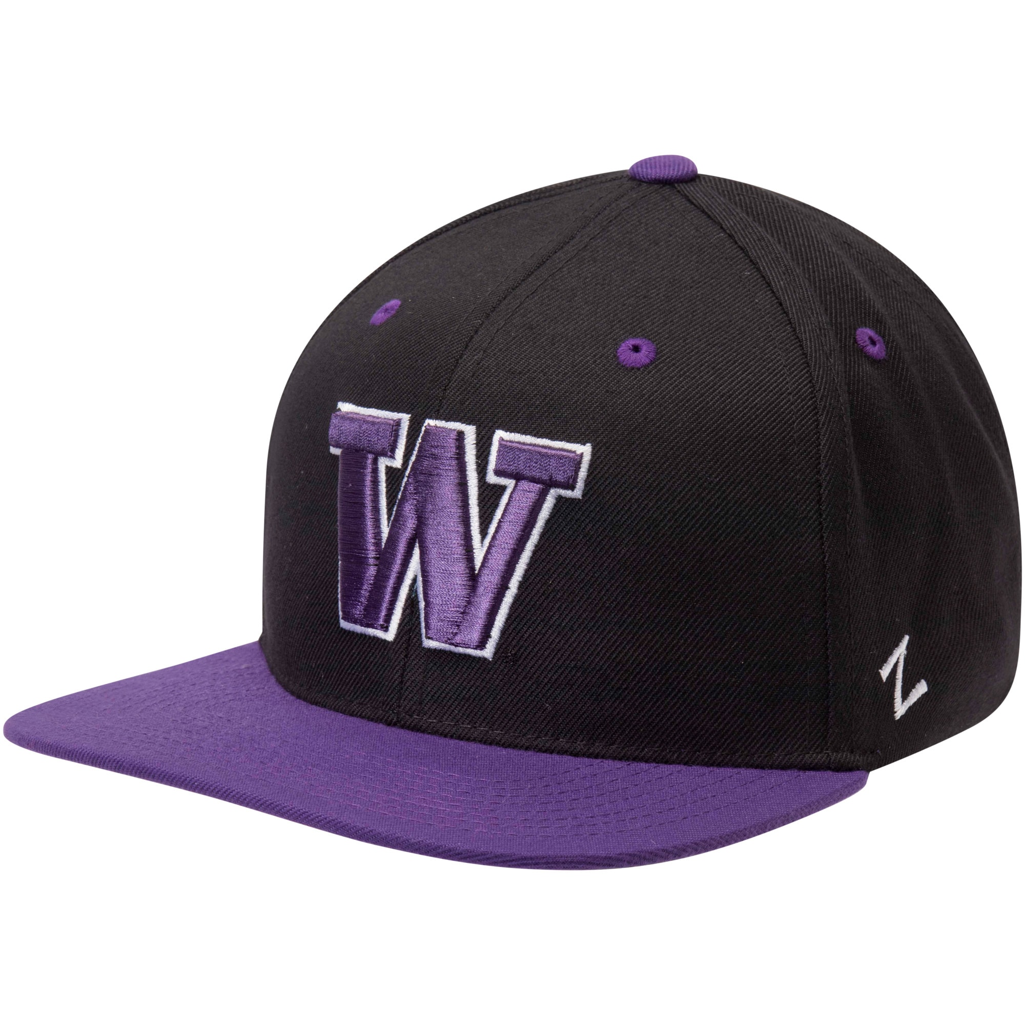 Zephyr Washington Huskies Zephyr Z11 Adjustable Snapback Hat Black