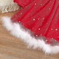 thumbnail image 4 of Vestido de Navidad para niña, vestido de Navidad de manga larga + diadema, trajes de 2 uds Yw1, 4 of 5