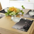 thumbnail image 4 of Ambesonne Wizard Place Mats Set of 4, Screaming Scary Zombies, Standard Size, Black, 4 of 6