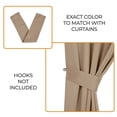 thumbnail image 5 of Superior Blackout Solid Light Filtering Grommet Curtain Panel Set, 46"X 96", Smoked Ash, 5 of 14