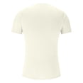 thumbnail image 4 of pstuiky camisetas para hombre, Camiseta deportiva informal de manga corta con cuello redondo y color liso para hombre camisas casuales para hombre m, 4 of 6
