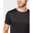 thumbnail image 4 of 32 DEgREES Pack de 4 camisetas básicas activas de secado rápido para hombre, color negro, talla XL, 4 of 5