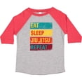 thumbnail image 3 of Inktastic Eat Sleep Jiu Jitsu Repeat Boys or Girls Toddler T-Shirt, 3 of 5