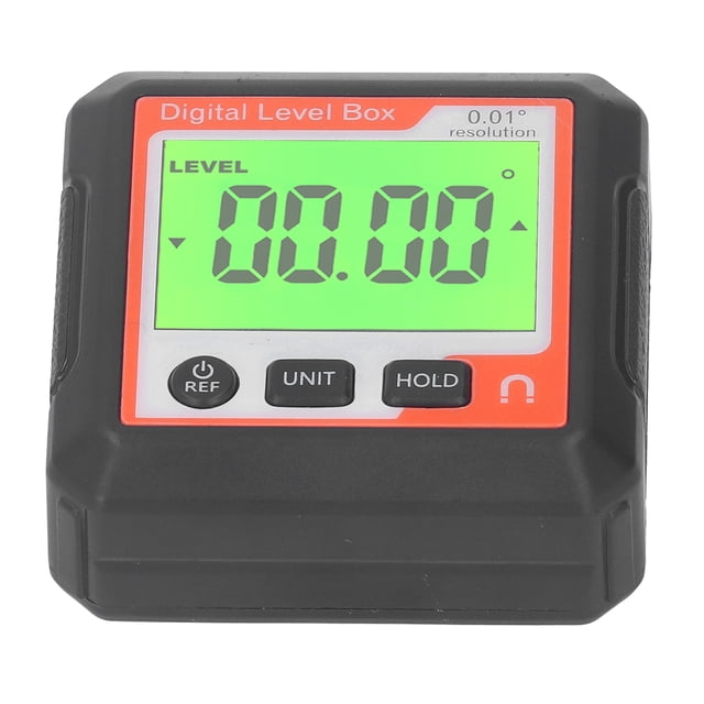Digital Protractor, Magnetic Design, Angle Gauge, Woodworking, Portable, Digital Level Box, Inclinometer