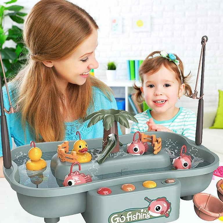 Seenda Electric Fishing Game for Kids - Bath Pool Toys Set for