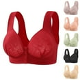 thumbnail image 2 of PUMISAS Underwire Bras For Women Solid Color Front Closure Bra Push-Up Top Everyday Comfortable Outdoor Lace Bras, 2 of 3