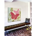 thumbnail image 4 of Marmont Hill "Fuschia Butterfly II" Painting Print on Canvas, 4 of 5