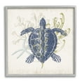 thumbnail image 5 of Stupell Industries Detailed Sea Turtle Layered Coral Aquatic Life Graphic Art Gray Framed Art Print Wall Art, Design by Victoria Barnes, 5 of 5