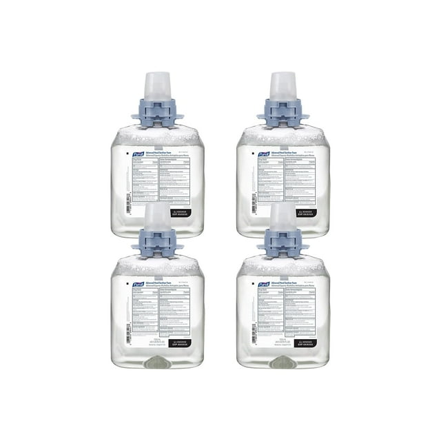 Recambio de desinfectante para manos Purell Advanced, 1200 ml, paquete de 4