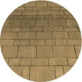 thumbnail image 1 of Ahgly Company Machine Washable Indoor Round Transitional Oak Brown Area Rugs, 4' Round, 1 of 7