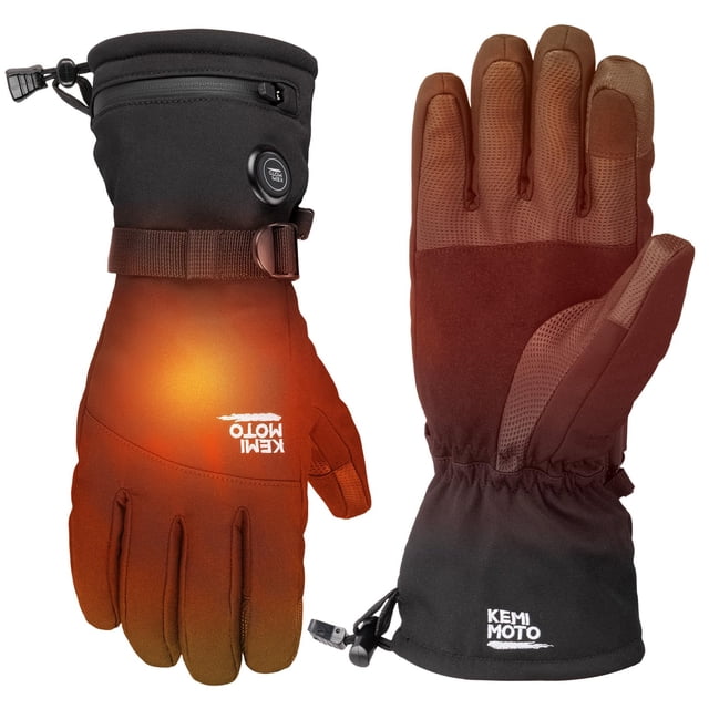 Guantes de moto térmicos KEMIMOTO 7.4V 2500mAh para hombre y mujer