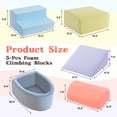 thumbnail image 5 of Spanspace Toddler Soft Play Climbing Set, 5-Piece Indoor Foam Climber with Ball Pit, Soft Blocks for Crawling, Sliding, Stacking, Gross Motor Development, Montessori Baby Play Set, 5 of 7
