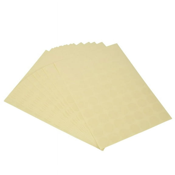 TOP! 1050 Crystal Clear Round Stickers 19mm Stick Adhesive Seal Label