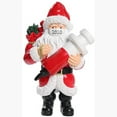 thumbnail image 3 of EUDIDV Xmas Decor Items 4pc 2024 Christmas Ornament Santa Wearing A Face Mask Decorate Christmas tree Holiday Hanging Decor, 3 of 7