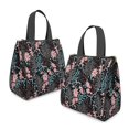 thumbnail image 2 of Pioneer Flower Floral Print Pattern Insulated Lunch Bag for Women & Adults,Large Portable Soft Cooler Lunch Bag,Thermal Food Storage Tote with Pearl Cotton,8.66L,8.75x5.75x9.5 Inch, 2 of 6