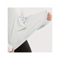 thumbnail image 4 of New Womens UPF 50+ Sunscreen Lightweight Women Sun Protection Clothing Running SPF Shirts Summer Breathable T Shirts Hooded Crop Lightweight Quick Dry Hoodie Shirts Workout Jacket Outdoor White, 4 of 4
