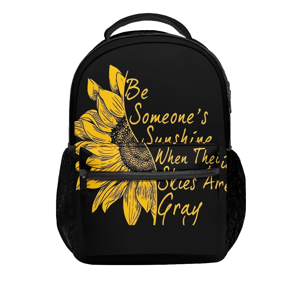 Sunflower Rucking Backpack,Knapsack,Backpacks For School Boys,Girl Backpacks For School Middle