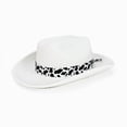thumbnail image 6 of CAUYDY Kids Fall Fedora Cowboy Hat Youth Western Cowgirl Hat for Girls Baby Wide Brim Sun Hat Summer Beach Outdoor Hats Gift for Children Sizes 3-15 Years,White, 6 of 9