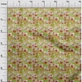 thumbnail image 2 of oneOone Polyester Lycra Light Green Fabric Texture & Colorful Dots Sewing Material Print Fabric By The Yard 56 Inch Wide, 2 of 4