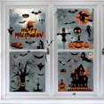 thumbnail image 1 of Decoraciones de Halloween TANGJMXG Pegatinas de Ventana Suministros Feliz Halloween 8 Piezas, 1 of 5
