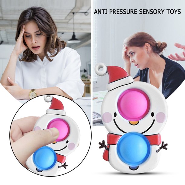 Weihnachtsthema Push Bubble Autismus ADHS Stressabbau Spielzeug Kindergeschenke (A) Ndcxsfigh Nuevos Originales