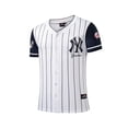 thumbnail image 1 of Jersey New York Yankees FexPro México MLB Talla G Manga Corta con Botones Blanca, 1 of 3