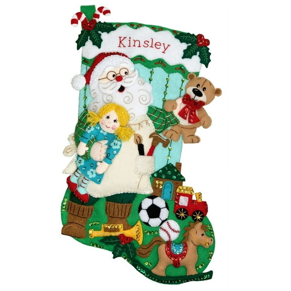 Toymaker Felt Stocking Kit by MerryStockings