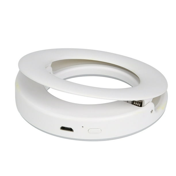 Luz de Relleno Jadeshay XJ-19 para Teléfono Móvil Recargable Portátil 40 Luz para Selfie Blanco