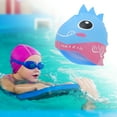 thumbnail image 2 of Gorro de Natación de Silicona de Cartoon de Peces Único 1 Pc Azul Cielo Rojo, 2 of 6