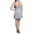 thumbnail image 4 of David’s Bridal, The Edit by DB Studio Women's Formal Twist Neckline Empire Waist Mini Dress, Short, Charmeuse, 4 of 6