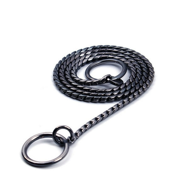 golden dog chain collar dog chain collar, chain strong heavy duty walking training collar